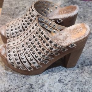 Bed Stu Debby Studded Clogs